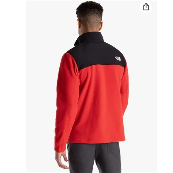 North Face mens pullover quarter zip sweater - Picture 2 of 6